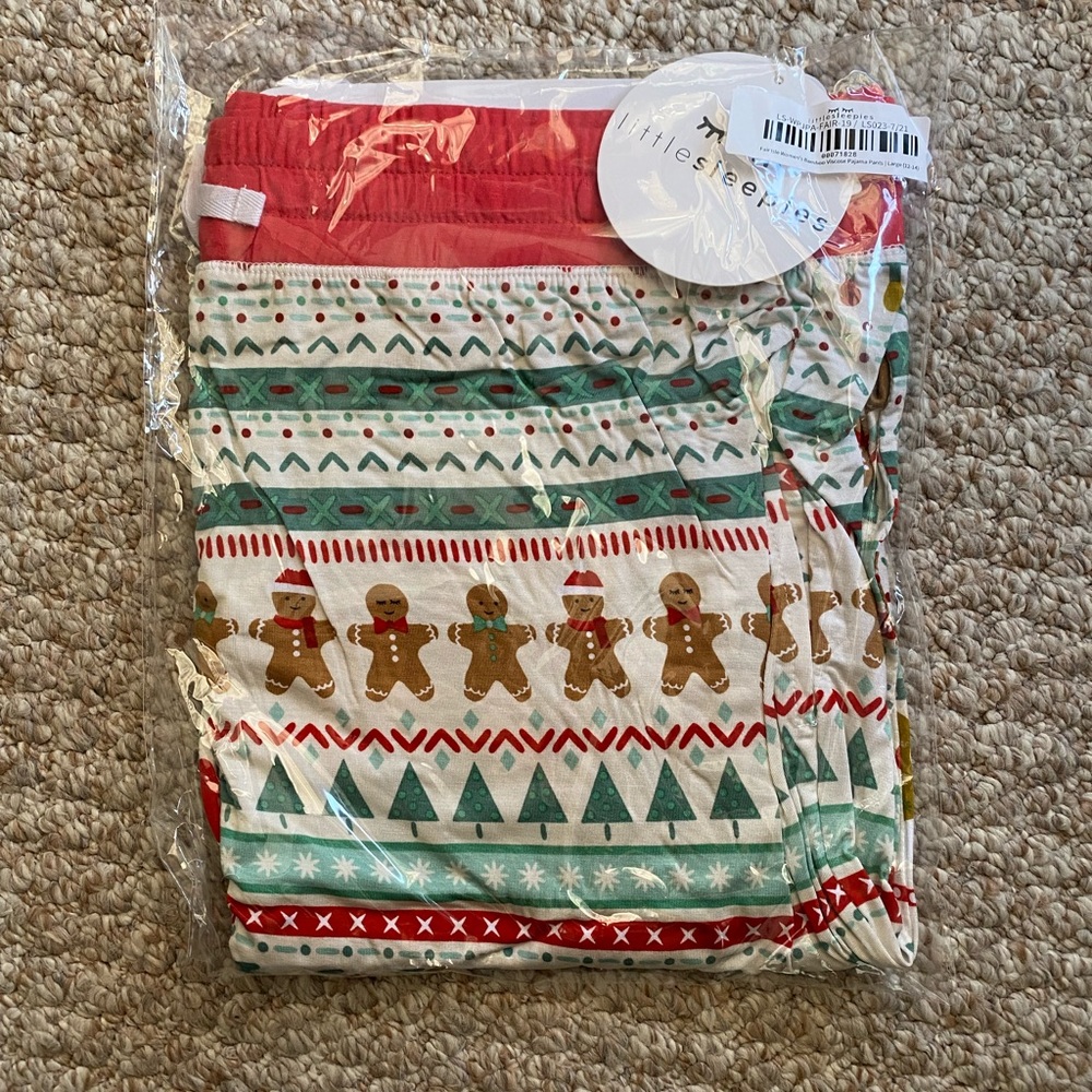 COPY - Little sleepies women’s fair isle holiday pants